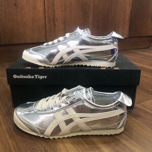 Onitsuka/Tiger MEXICO 66 Cream Silver Sneakers Athletic